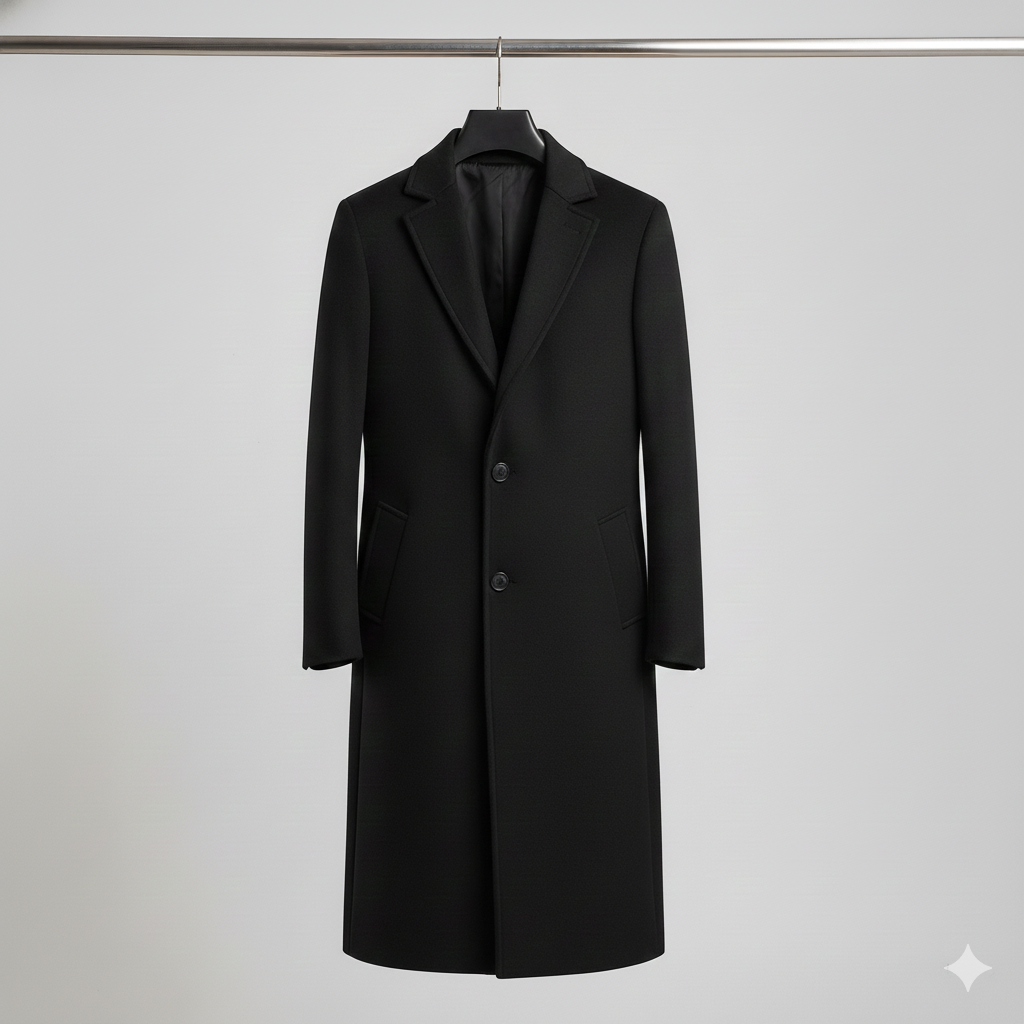 CARLOS-ABRIGO DE LANA ELEGANTE