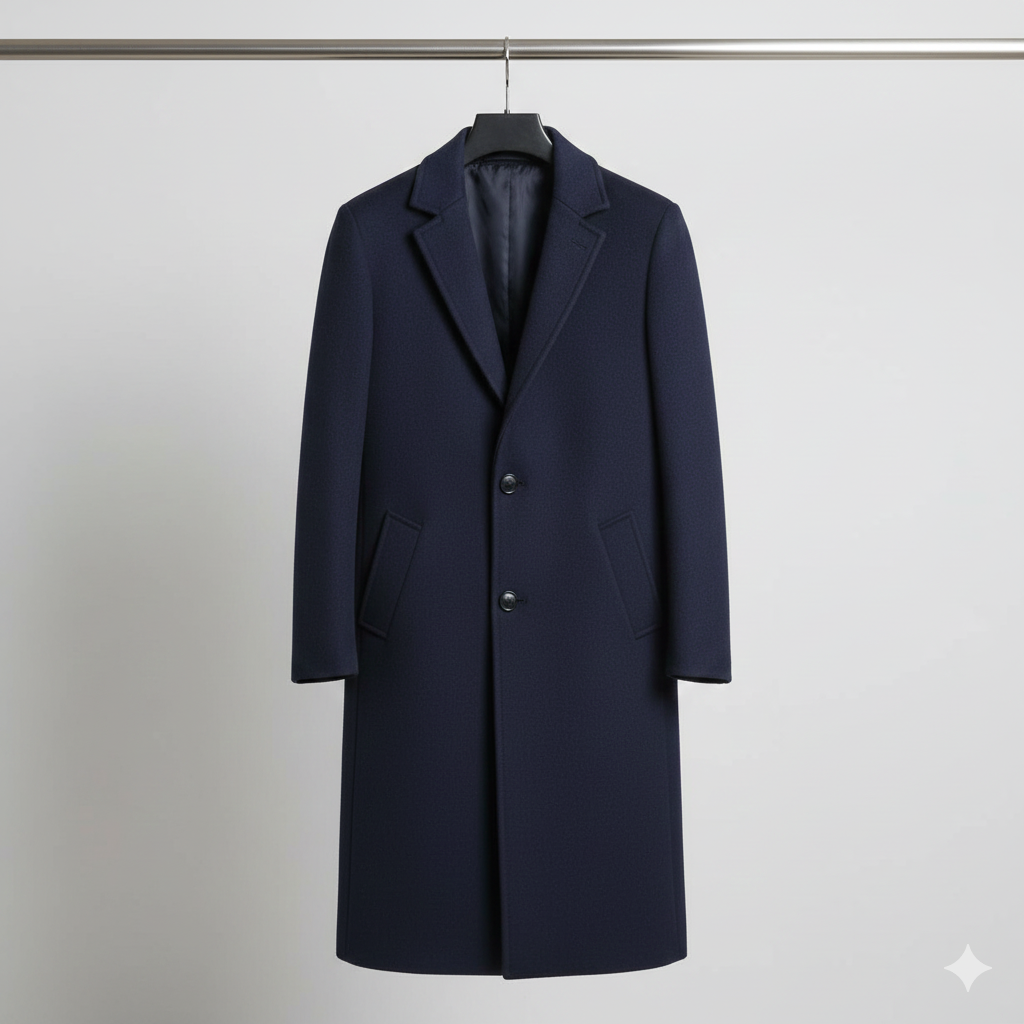 CARLOS-ABRIGO DE LANA ELEGANTE