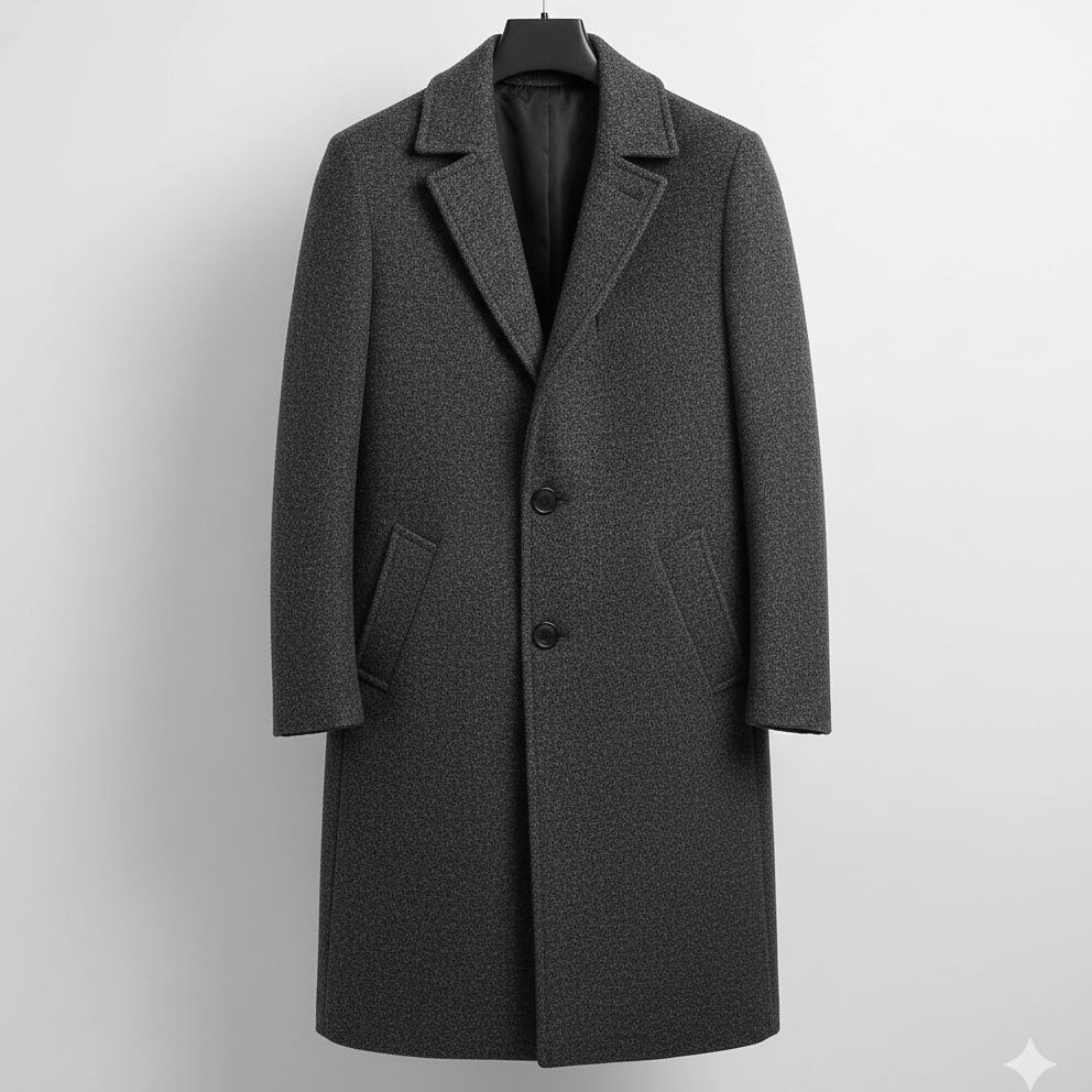 CARLOS-ABRIGO DE LANA ELEGANTE
