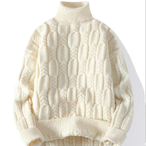 Apollo Sweater - Thick Knit with Turtleneck Design