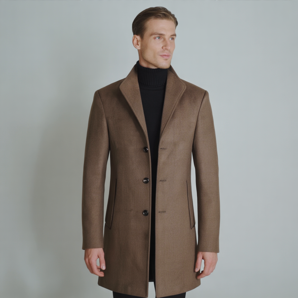JAVIER-ABRIGO DE LANA SOFISTICADO