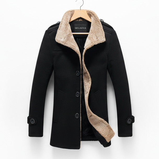 Casaco Welmour em cabide com logótipo